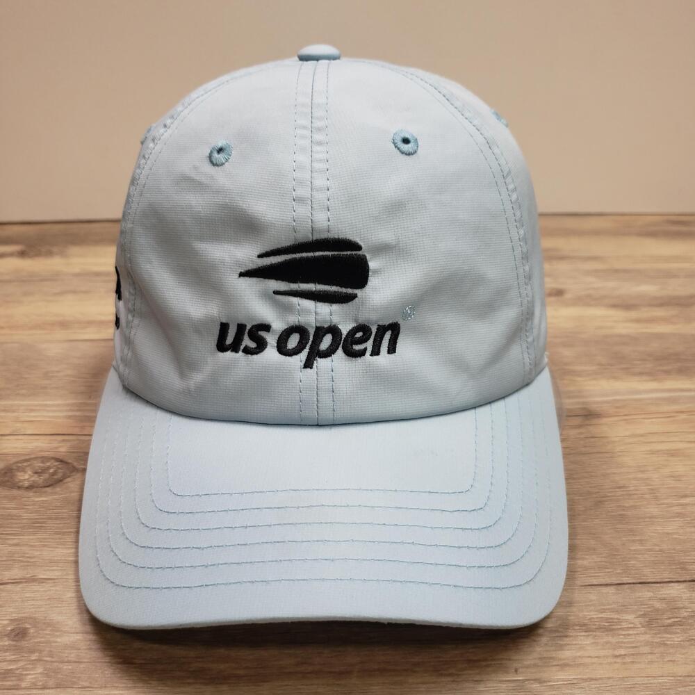 US Open Hat Cap Strap Back Mens One Size Blue Tennis USTA American Needle